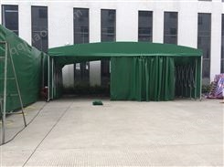 大排档推拉棚大型活动推拉雨蓬定制 户外烧烤酒席推拉帐篷