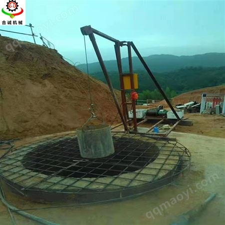 WZ建筑工程摩擦桩用小型出土吊机 人工挖孔桩吊桩机 哈儿吊机