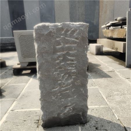 200*300*600mm尚融 耐腐蚀 高密度 园林造景 青石 自然面 栏杆柱