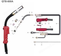 SH通用QTB-600A气冷式焊枪