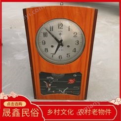 晟鑫民俗乡村文化老物件 经典老钟表复古装饰