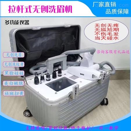 ZD-M236震澳 璀璨黑科技光感洗眉機 便攜式洗眉技術加盟